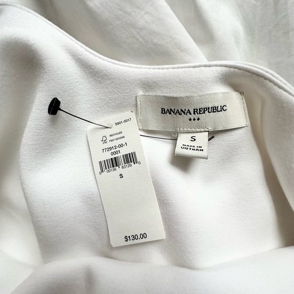 NWT Banana Republic White Dress - Picture 6 of 7
